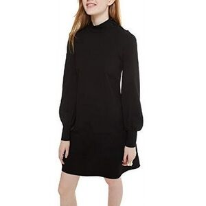 [US:M] Kate Spade Black Mockneck Ponte Dress